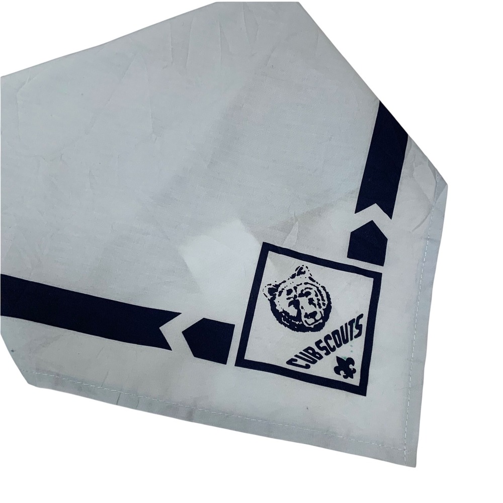 Boy Scouts Cub Scouts Bear Blue Uniform Scarf Bandana Neckerchief